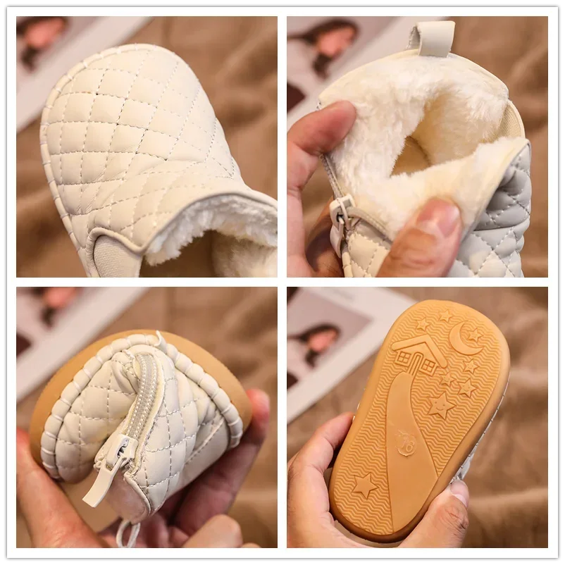 Winter Baby Snow Boots β Warm Plush, Non-Slip Outdoor Shoes for Boys & Girls