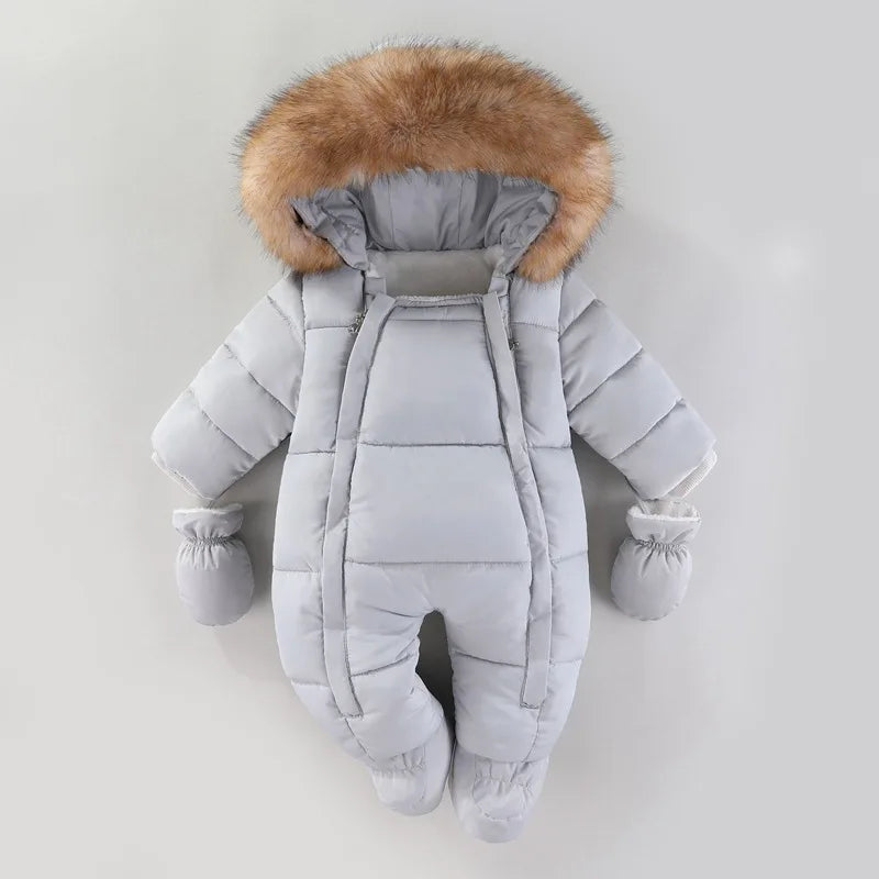 Winter Baby Jumpsuit β Fleece & Cotton Warm Outdoor Jacket