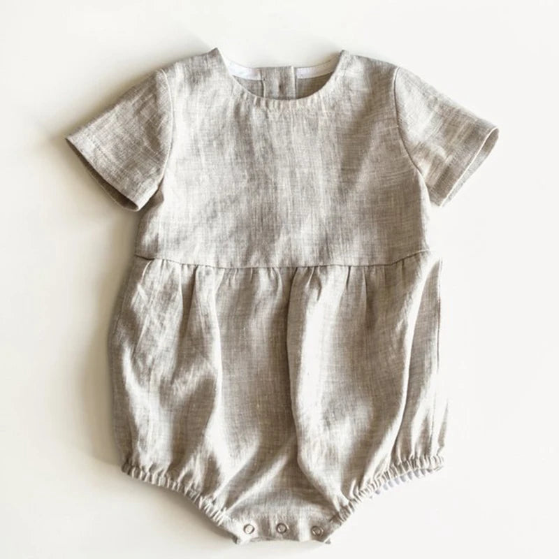 Cotton & linen summer jumpsuit