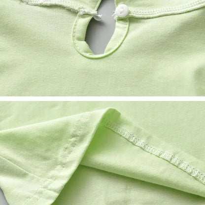 Girls peter pan collar t-shirt