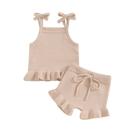 Baby Girl Knit Summer Set