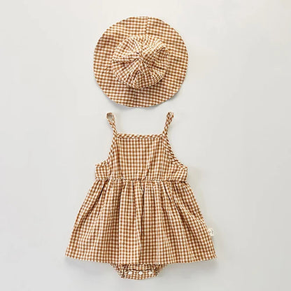 Newborn Baby Girl Summer Romper Dress