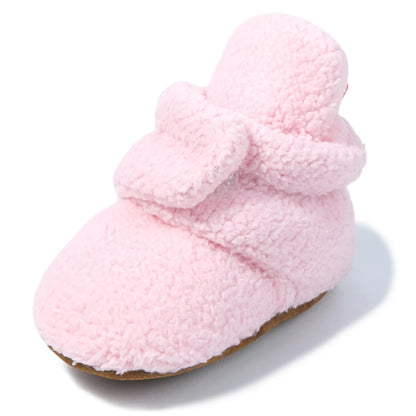 Newborn Winter Booties – Soft Sole Non-Slip First Walkers (0–18 Months)