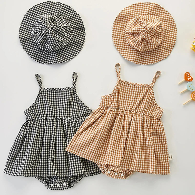 Newborn Baby Girl Summer Romper Dress