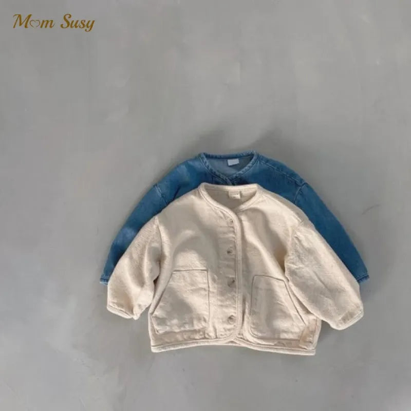 Soft jean coat for boys & girls