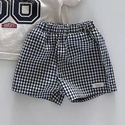Cotton linen mini shorts