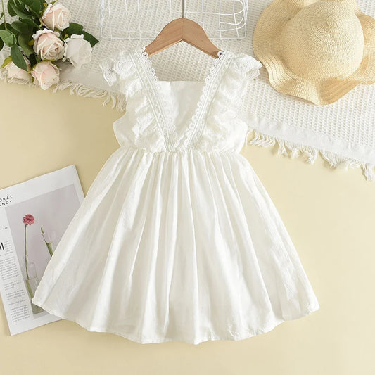 Girls lace princess dress