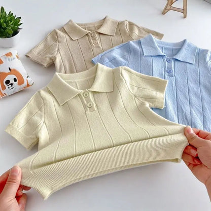 Ice silk short sleeve shirt