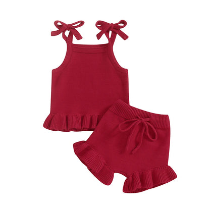 Baby Girl Knit Summer Set