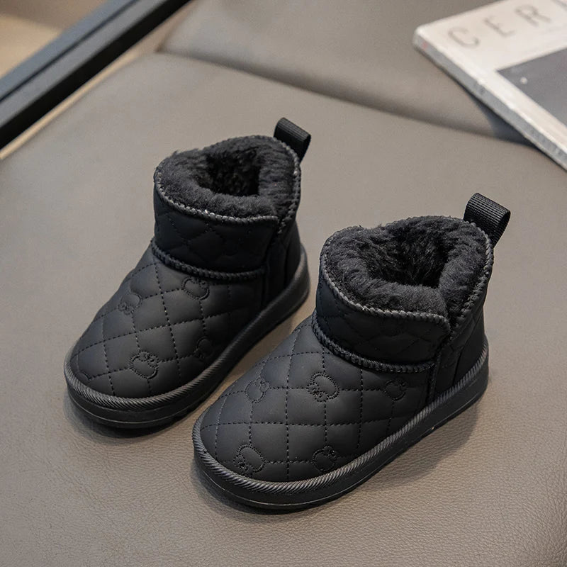 Winter Plush Boots for Children – Soft, Warm & Waterproof Snow Boots