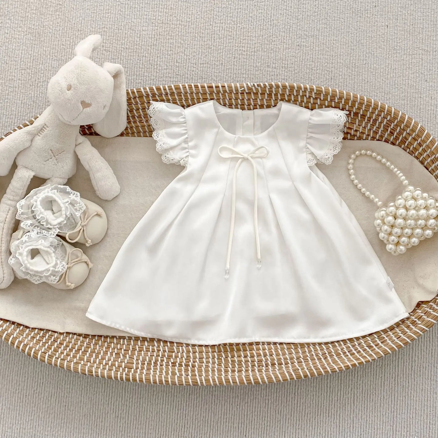 Bow fly sleeve princess outfit