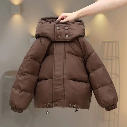Winter Down Jacket – Thick Hooded Coat (3–12 Years)