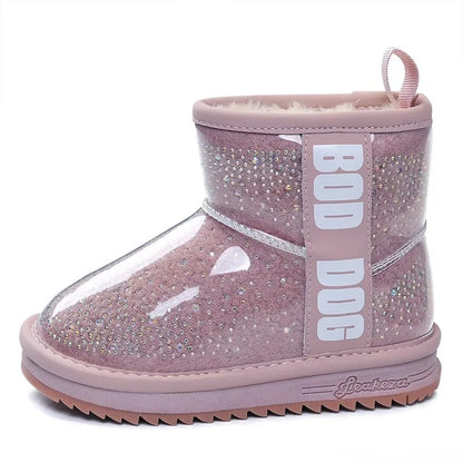 Winter Children’s Waterproof Short Boots – Snow Boots for Girls