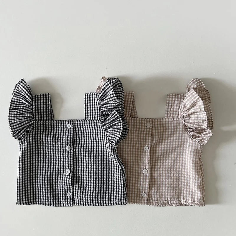 Summer baby set Lattice tee & shorts