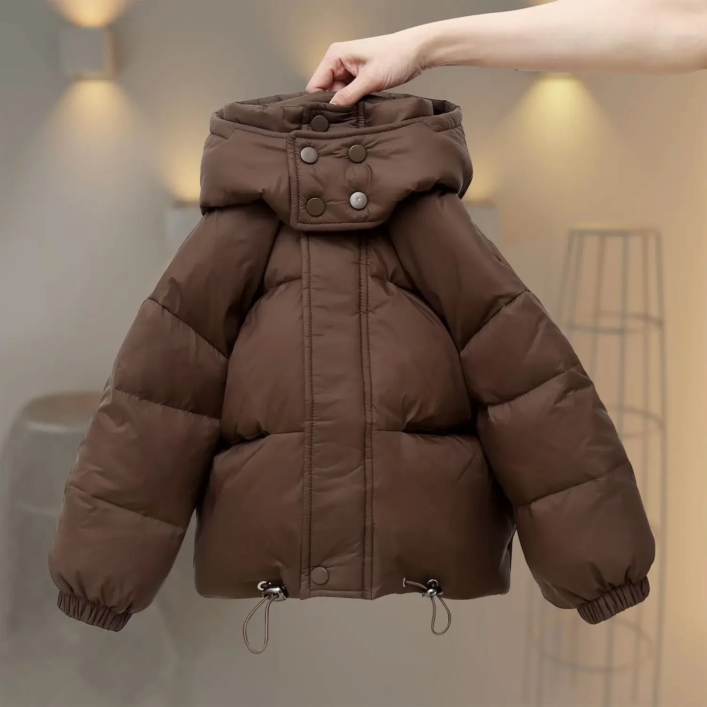 Winter Down Jacket – Thick Hooded Coat (3–12 Years)