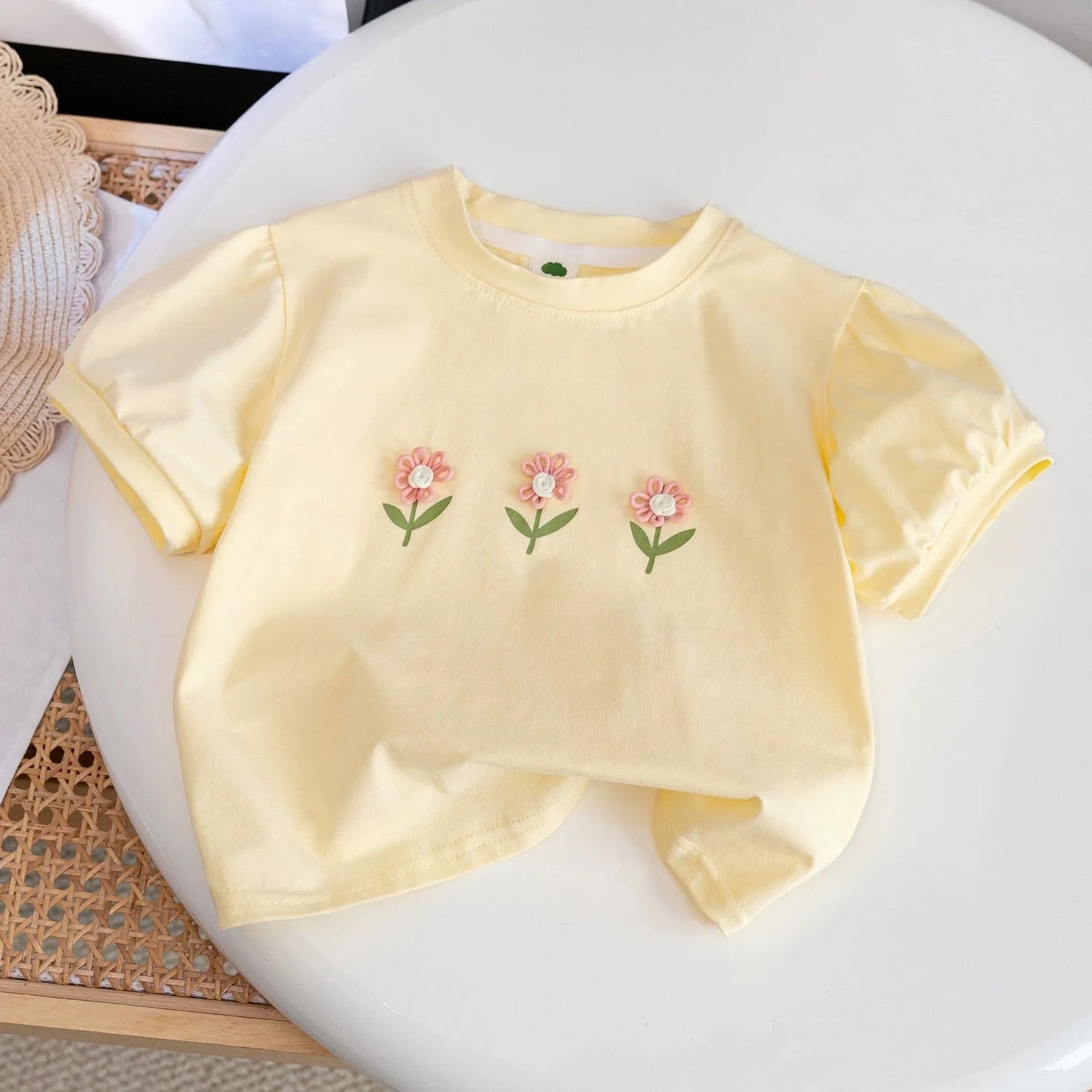 Girls flower t-shirt