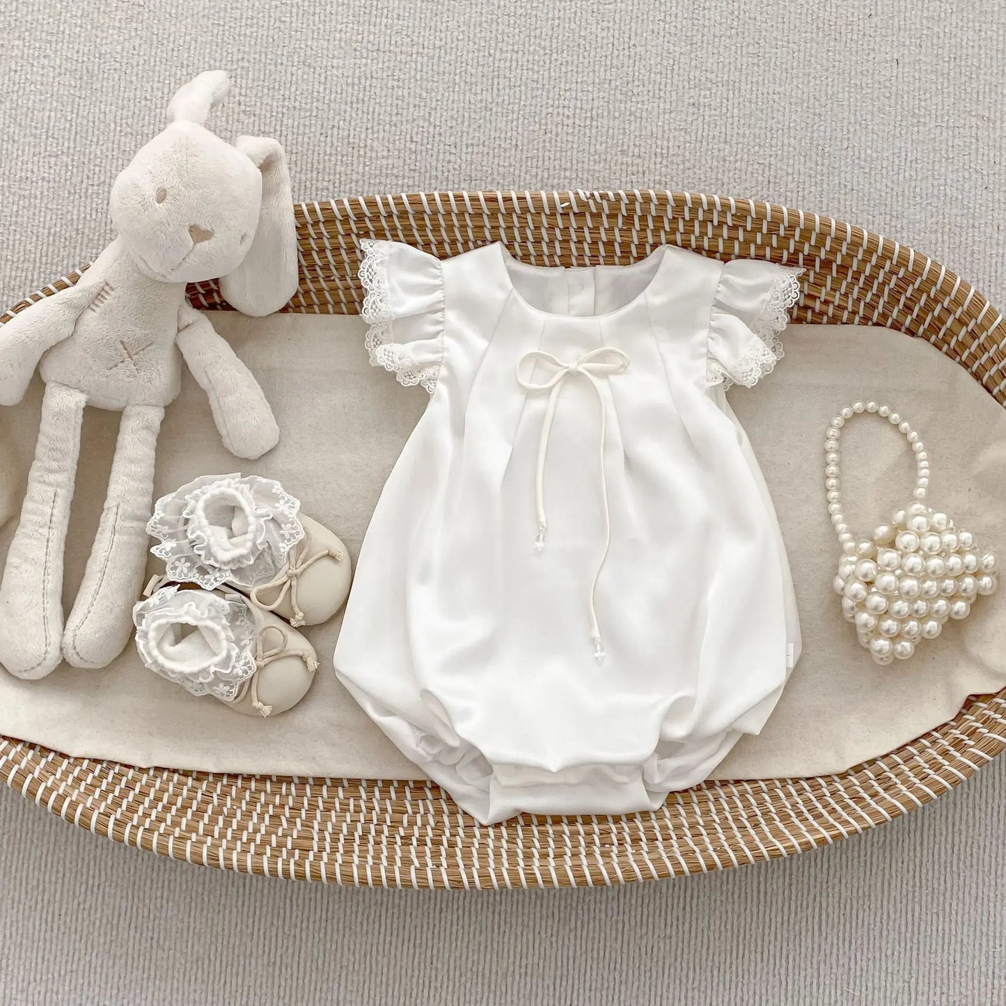 Bow fly sleeve princess outfit