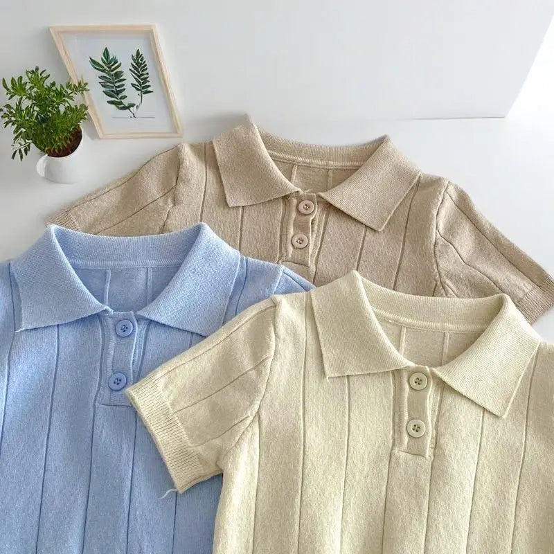 Ice silk short sleeve shirt