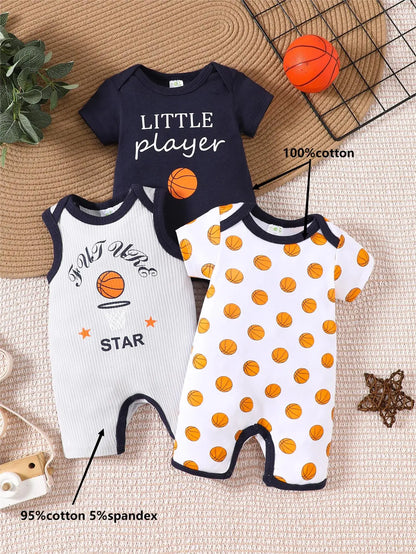 Soft cotton short sleeve jumpsuits