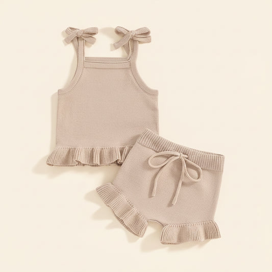 Baby Girl Knit Summer Set