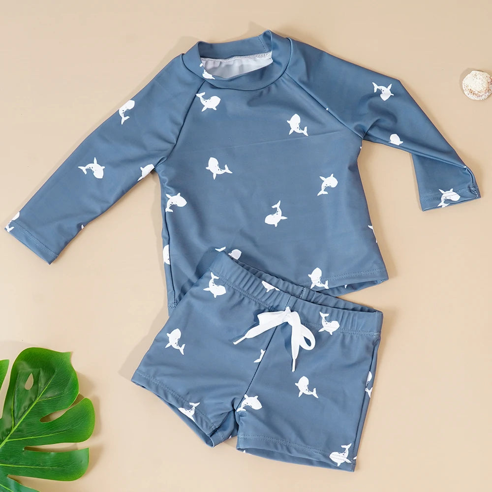 Long sleeve sunscreen swimsuit