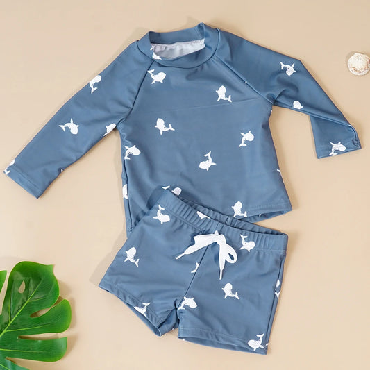 Long sleeve sunscreen swimsuit