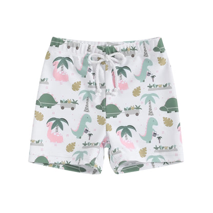 Boys dinosaur swim shorts