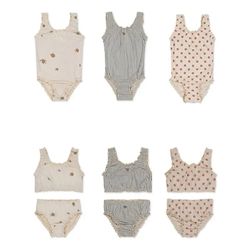 Baby girl sunscreen swimwear  Quick-Dry bikini & one-piece sets