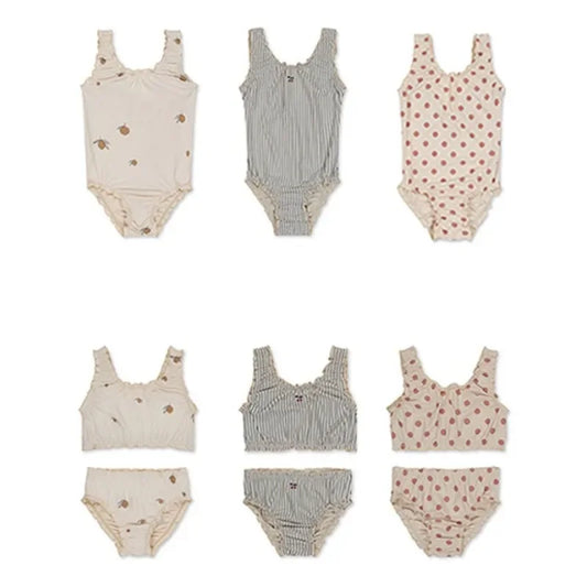 Baby girl sunscreen swimwear  Quick-Dry bikini & one-piece sets