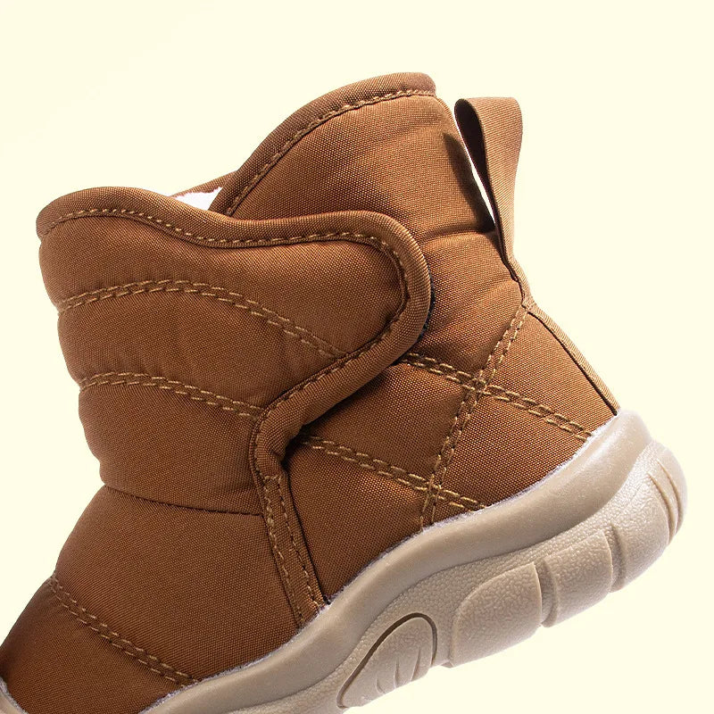 Kids’ Waterproof Snow Boots – Warm Velvet-Lined Winter Boots for Boys & Girls