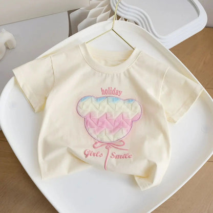 Girls flower t-shirt