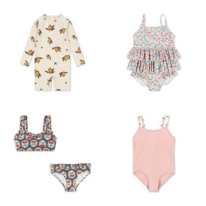 Baby girl cherry swimsuit & Cute summer bikini set