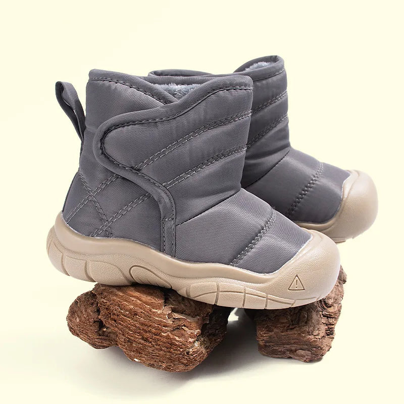 Kids’ Waterproof Snow Boots – Warm Velvet-Lined Winter Boots for Boys & Girls