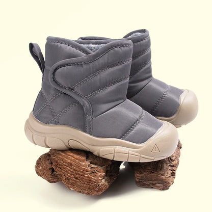 Kids’ Waterproof Snow Boots – Warm Velvet-Lined Winter Boots for Boys & Girls