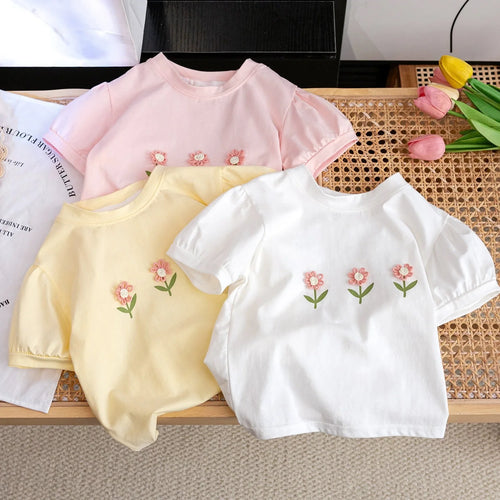 Girls flower t-shirt