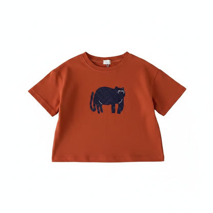Kids animal print t-shirt