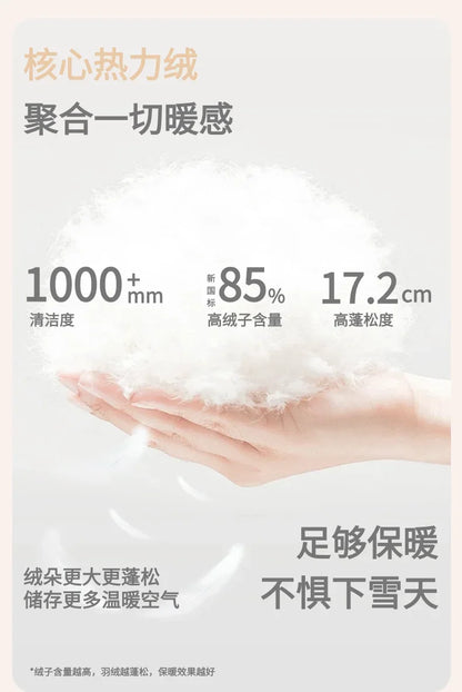 Winter Down Jacket – Thick Hooded Coat (3–12 Years)