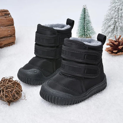 Kids Waterproof Winter Snow Boots – Long Plush Lined Outdoor Boots
