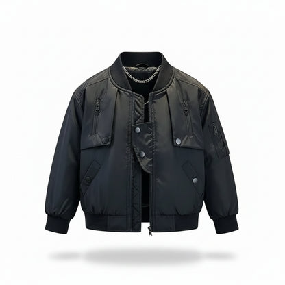 Boys Baseball Jacket – Lightweight Zipper Windbreaker