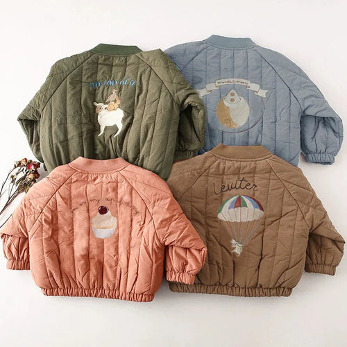 Soft fleece cotton coat