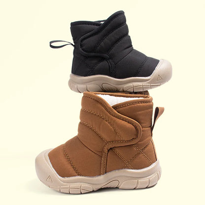 Kids’ Waterproof Snow Boots – Warm Velvet-Lined Winter Boots for Boys & Girls