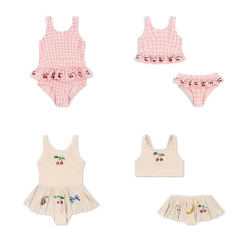 Summer bikini set with sunscreen protection