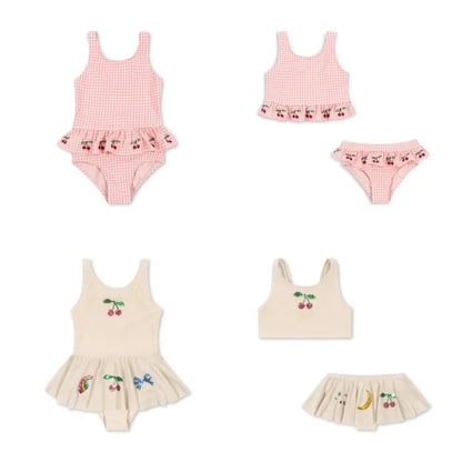 Summer bikini set with sunscreen protection
