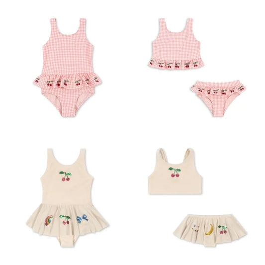Summer bikini set with sunscreen protection