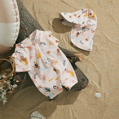Baby Girl Mermaid Swimsuit