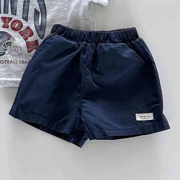 Cotton linen mini shorts
