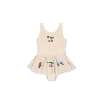 Summer bikini set with sunscreen protection