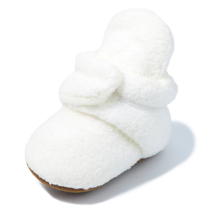 Newborn Winter Booties – Soft Sole Non-Slip First Walkers (0–18 Months)