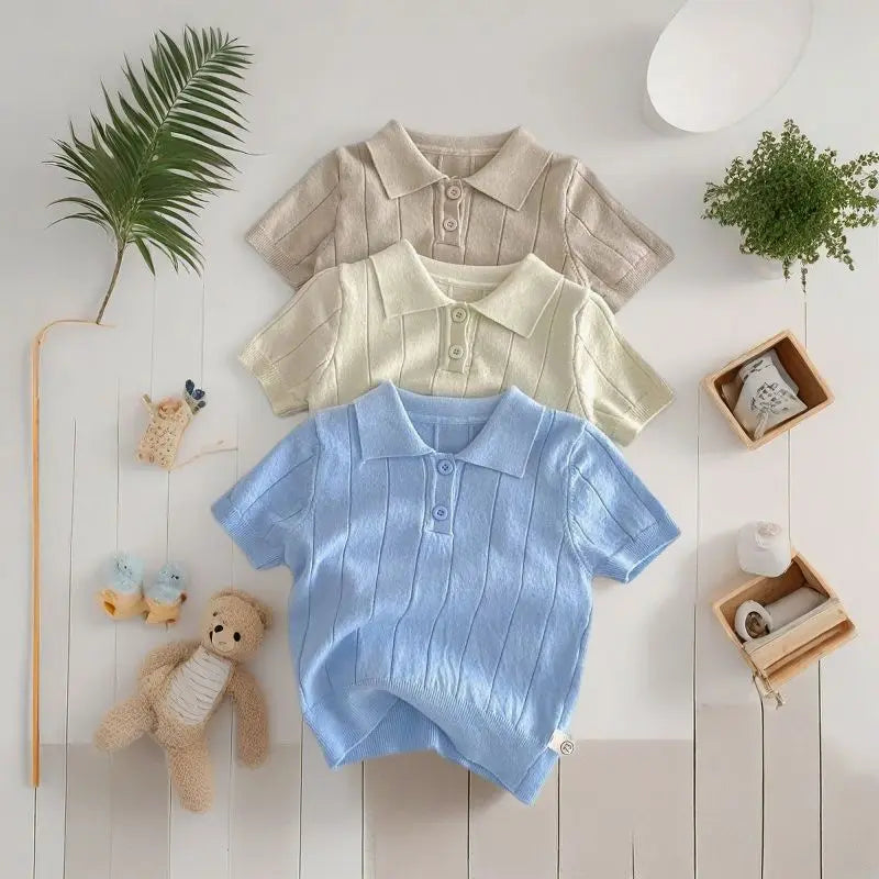 Ice silk short sleeve shirt