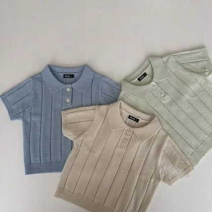 Ice silk short sleeve shirt